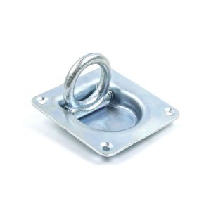 Петля крепления груза прицепа, квадрат 105x105x24мм, TRAILERCOM, (врезная)