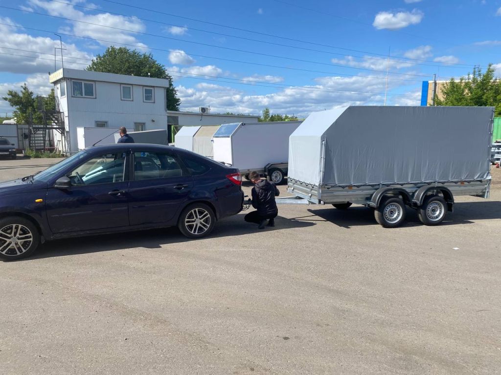 Двухосный прицеп Челны