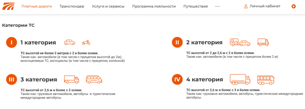 Платная дорога с прицепом