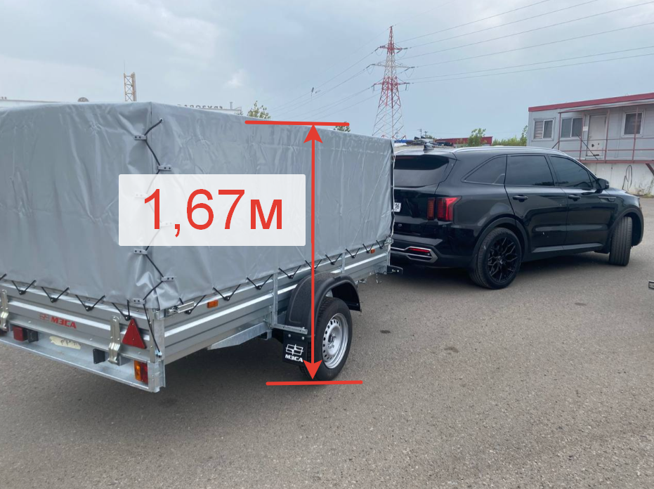 Прицеп на платной дороге высотой до 2м Москва - Казань 5 349 рублей.