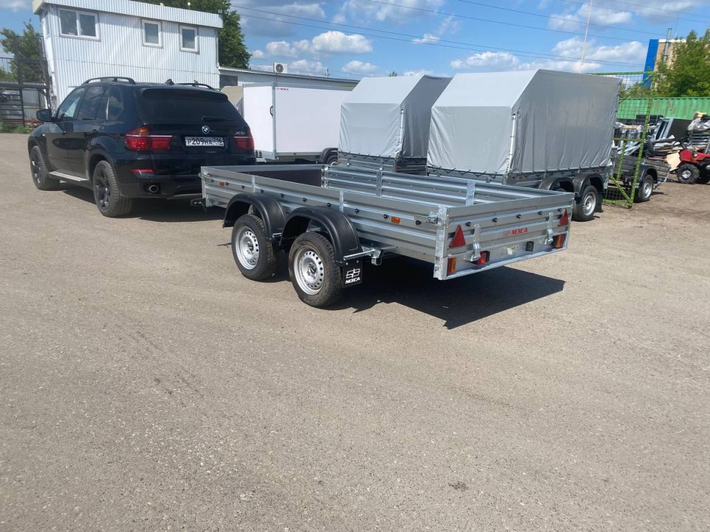 Прицеп двухосный для легкового автомобиля Челны