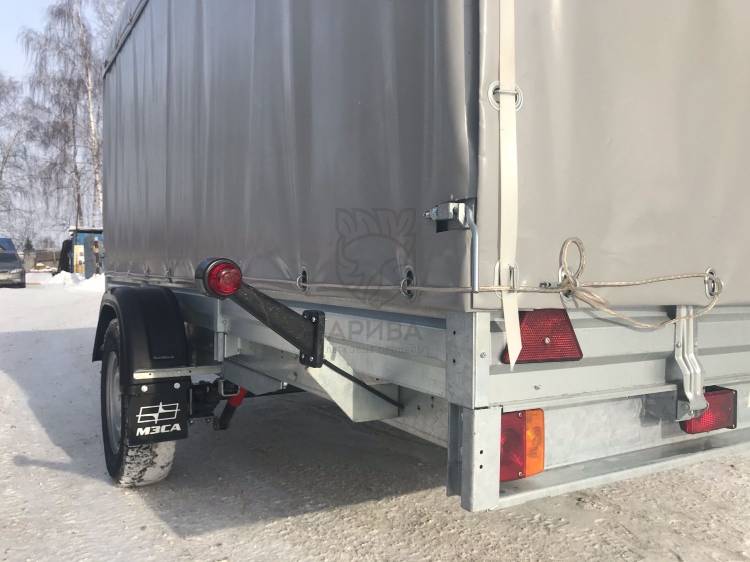 Прицеп МЗСА 817719.012 с ЕВРО тентом и верхней погрузкой
