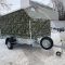 Прицеп для снегохода МЗСА 817717.022 с тентом камуфляж