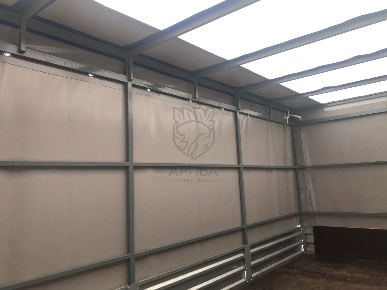 Прицеп МЗСА 817719.012 с ЕВРО тентом и верхней погрузкой