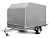 Прицеп для легкового автомобиля с тентом АЭРО 180 см МЗСА 817719.022 (Нужна установка скоб!!!)