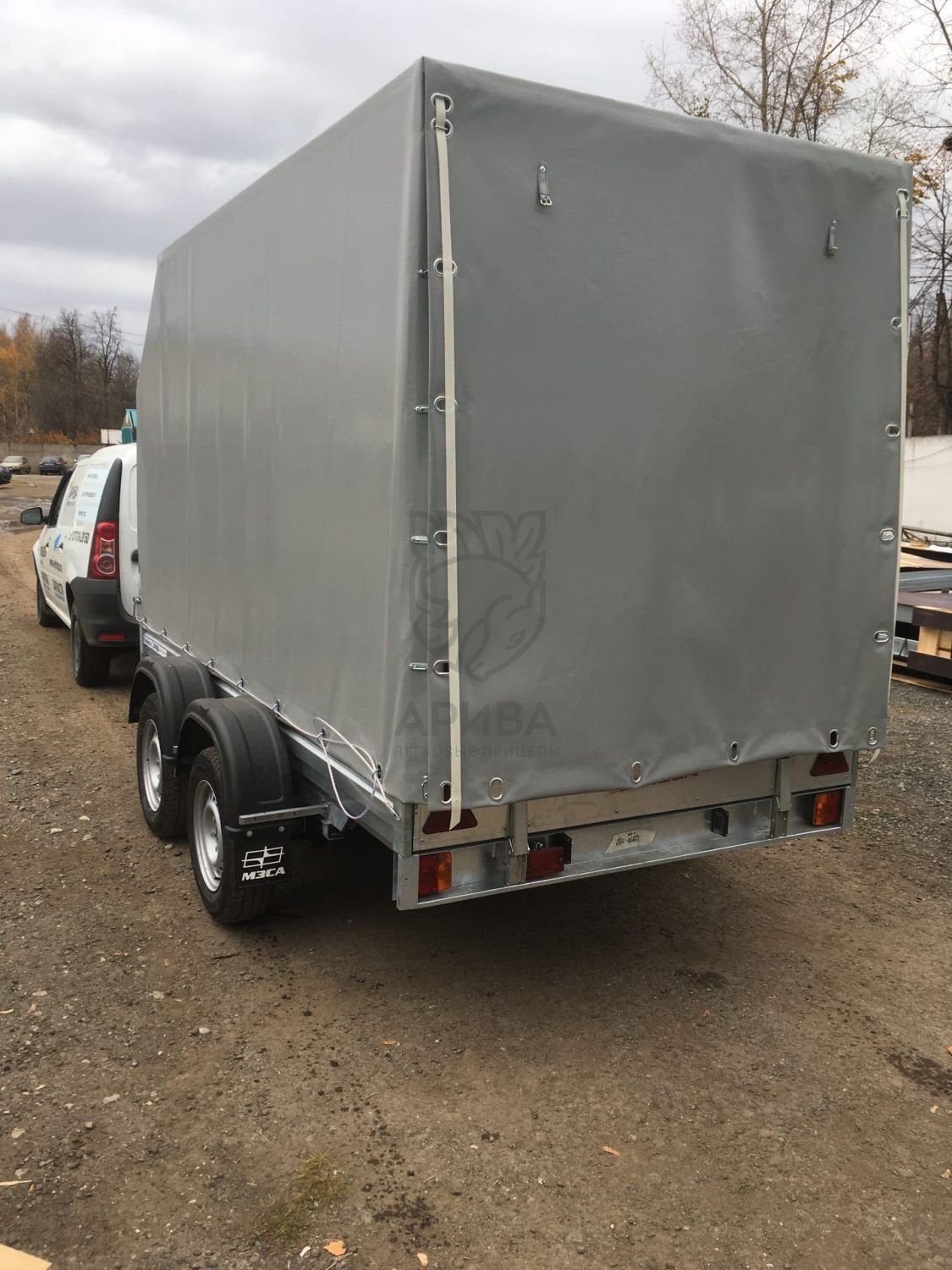 Прицеп МЗСА 817731.012 с трапом МЗСА