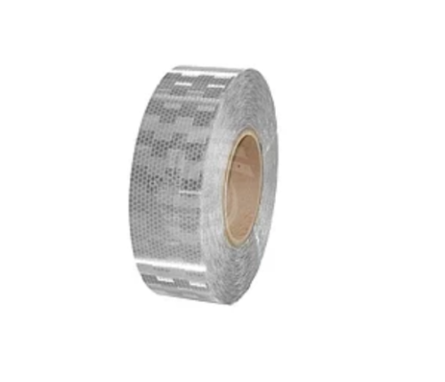 Светоотражающая лента для контур. маркировки белая 50 мм