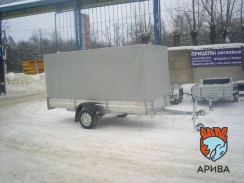 Прицеп для снегохода с тентом 150 см МЗСА 817711.022