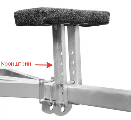 Кронштейн (стойка) ложемента поперечного для МЗСА 81771С.012