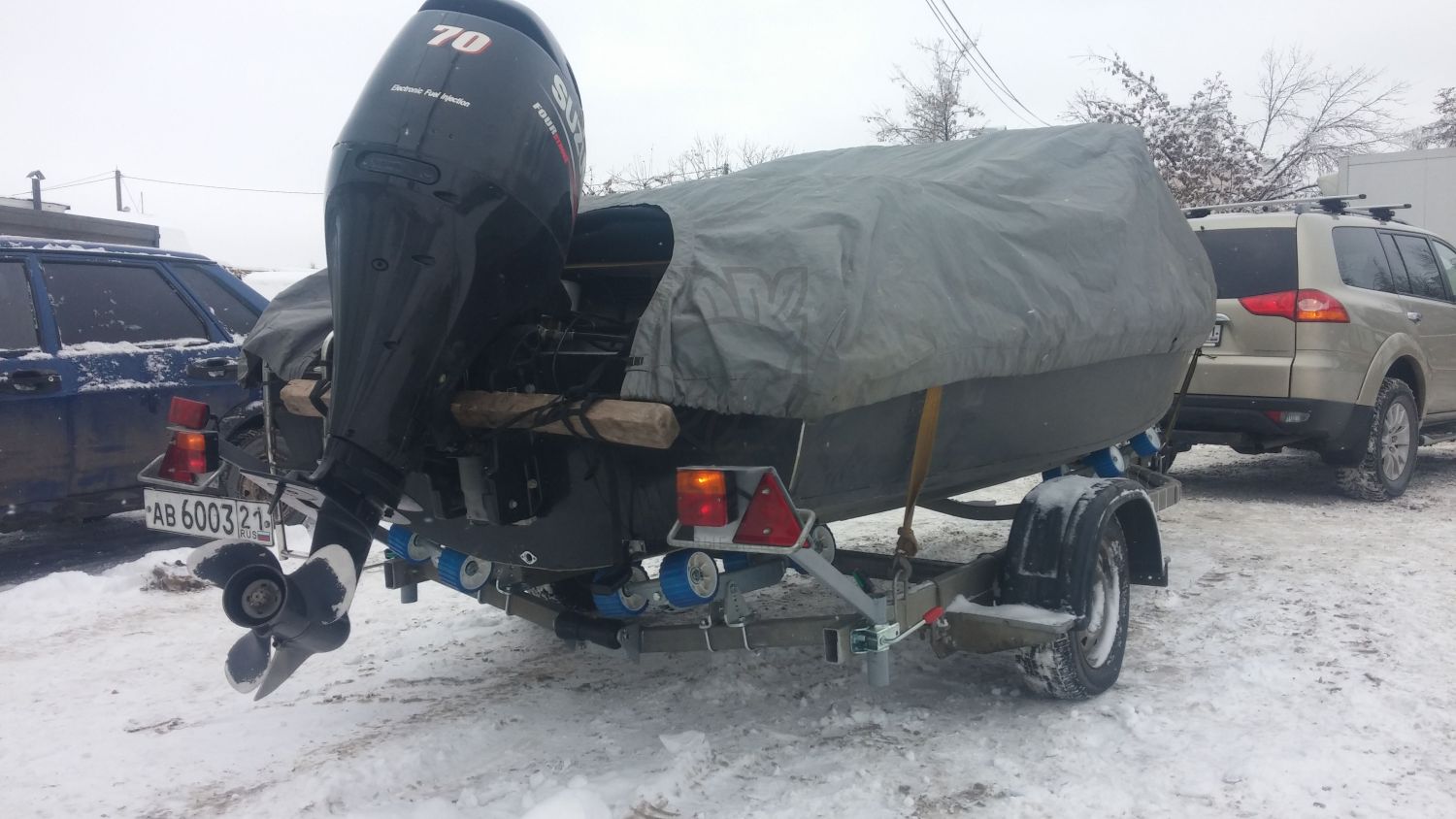 Модернизация фонарей лодочного и бортового прицепа