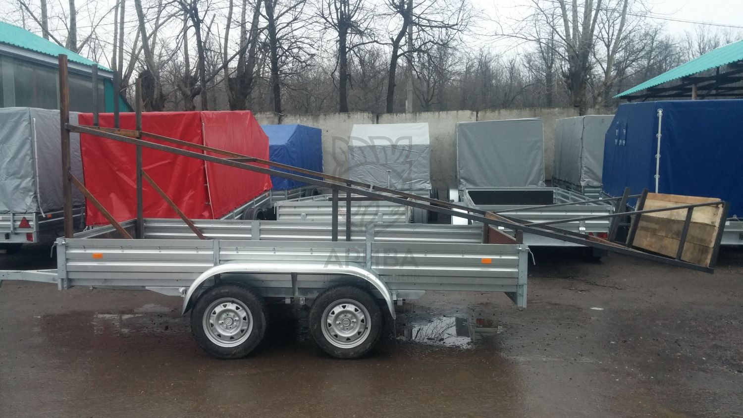 "Катюша" для перевозки 6 метровых досок