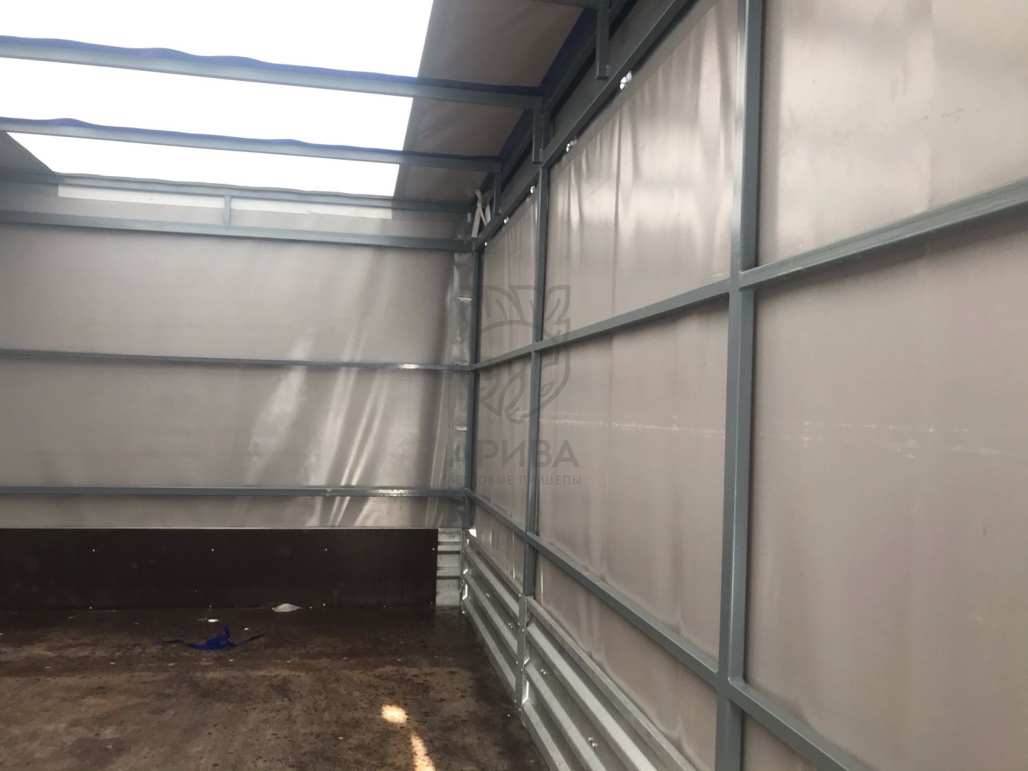 Прицеп МЗСА 817719.012 с ЕВРО тентом и верхней погрузкой