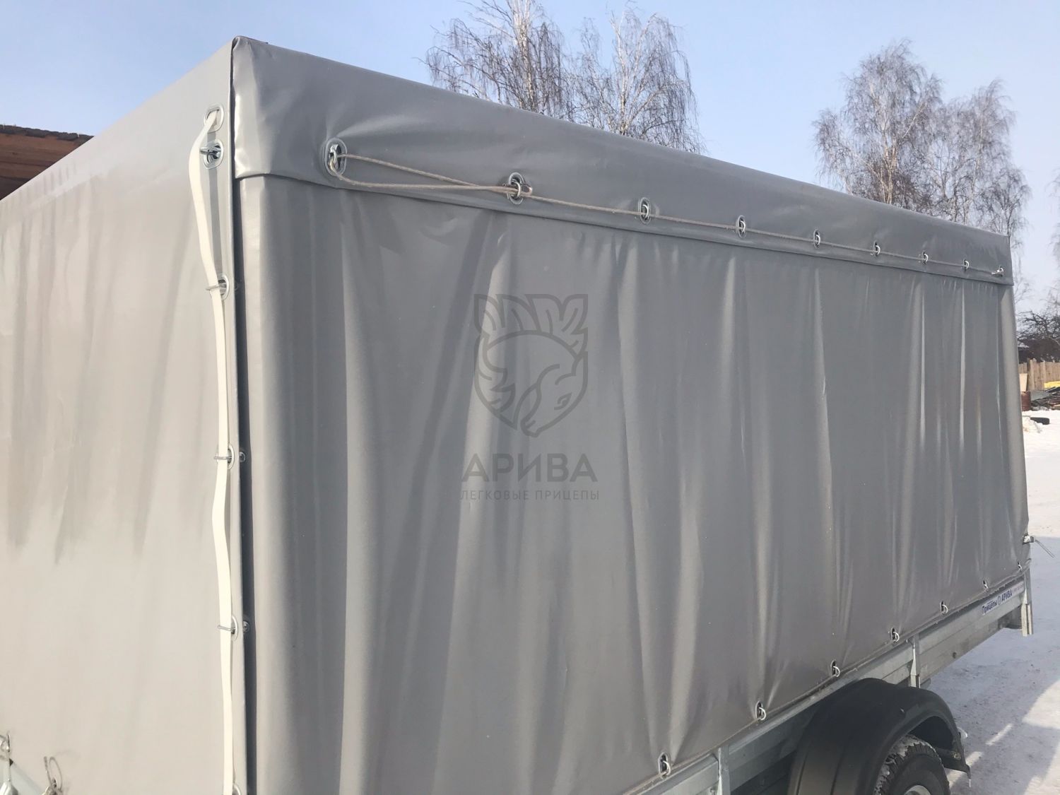 Прицеп МЗСА 817719.012 с ЕВРО тентом и верхней погрузкой