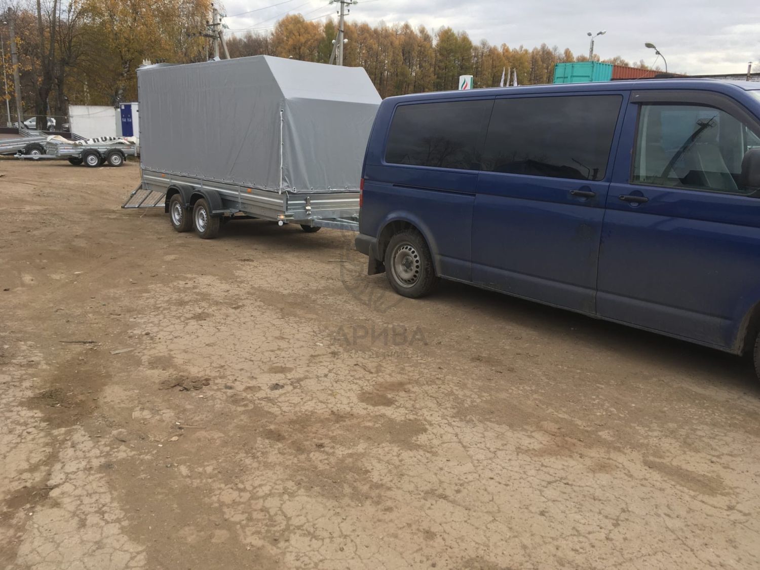 Прицеп МЗСА 817735.012 с трапом МЗСА