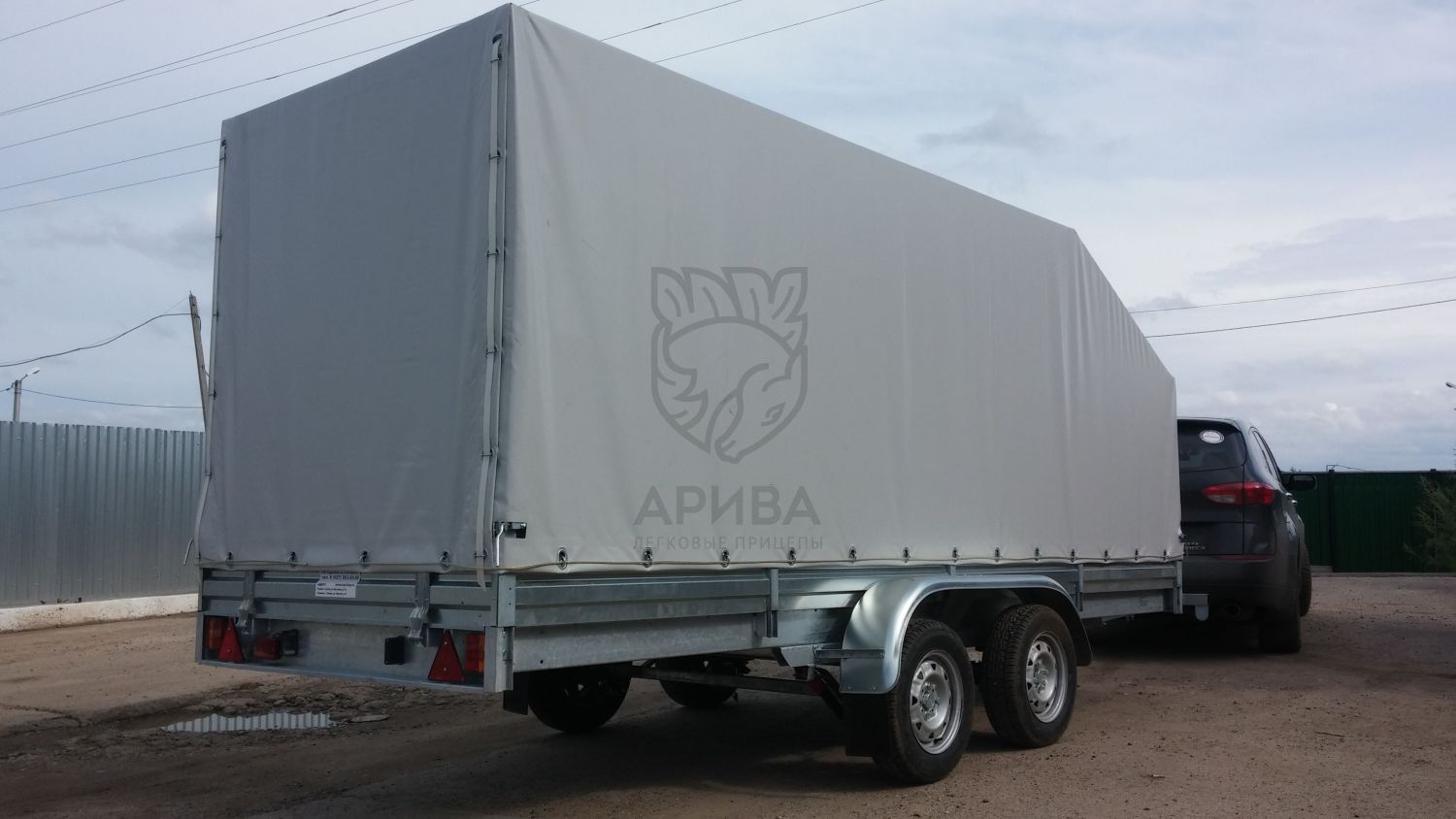 Изготовление качественных тентов и каркасов на легковые прицепы