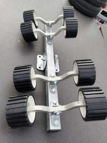 Кронштейн + 4 качели + 8 опорных ролика черные KNOTT ОРИГИНАЛ