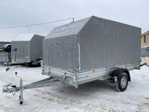 Прицеп для легкового автомобиля с тентом АЭРО 150 см МЗСА 817719.022 (Нужна установка скоб!!!)