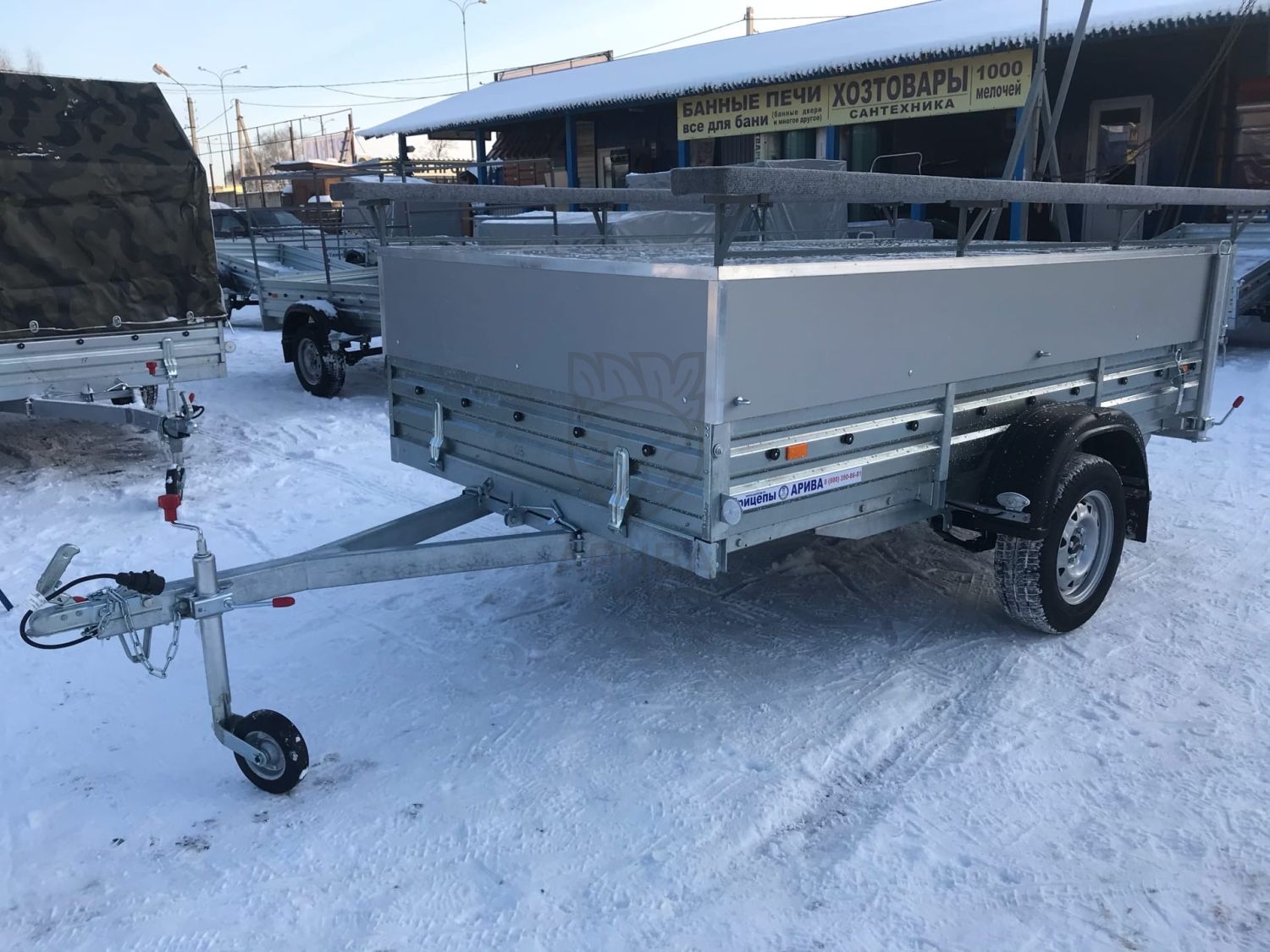 Прицеп с откидным стапелем МЗСА 817703.012