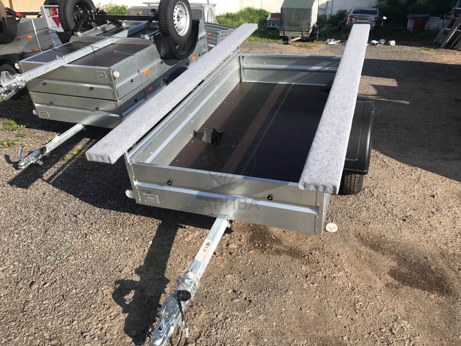 Стапель для лодки ПВХ на прицеп МЗСА 817700.002