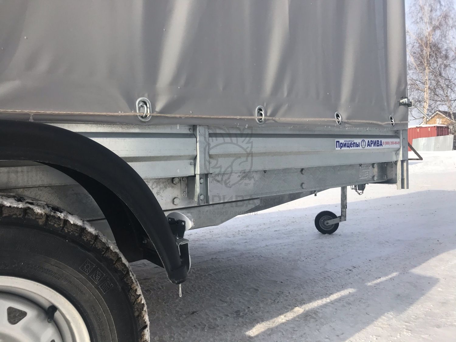 Прицеп МЗСА 817719.012 с ЕВРО тентом и верхней погрузкой