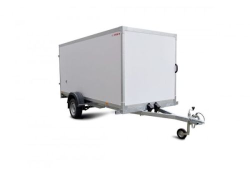 Легковой прицеп фургон МЗСА 817774.001, Одноосный 3,5м с распашными воротами