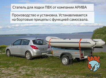 стройство стапеля для лодки ПВХ с ЕВРО тентом. МЗСА 817703. Смотреть видео