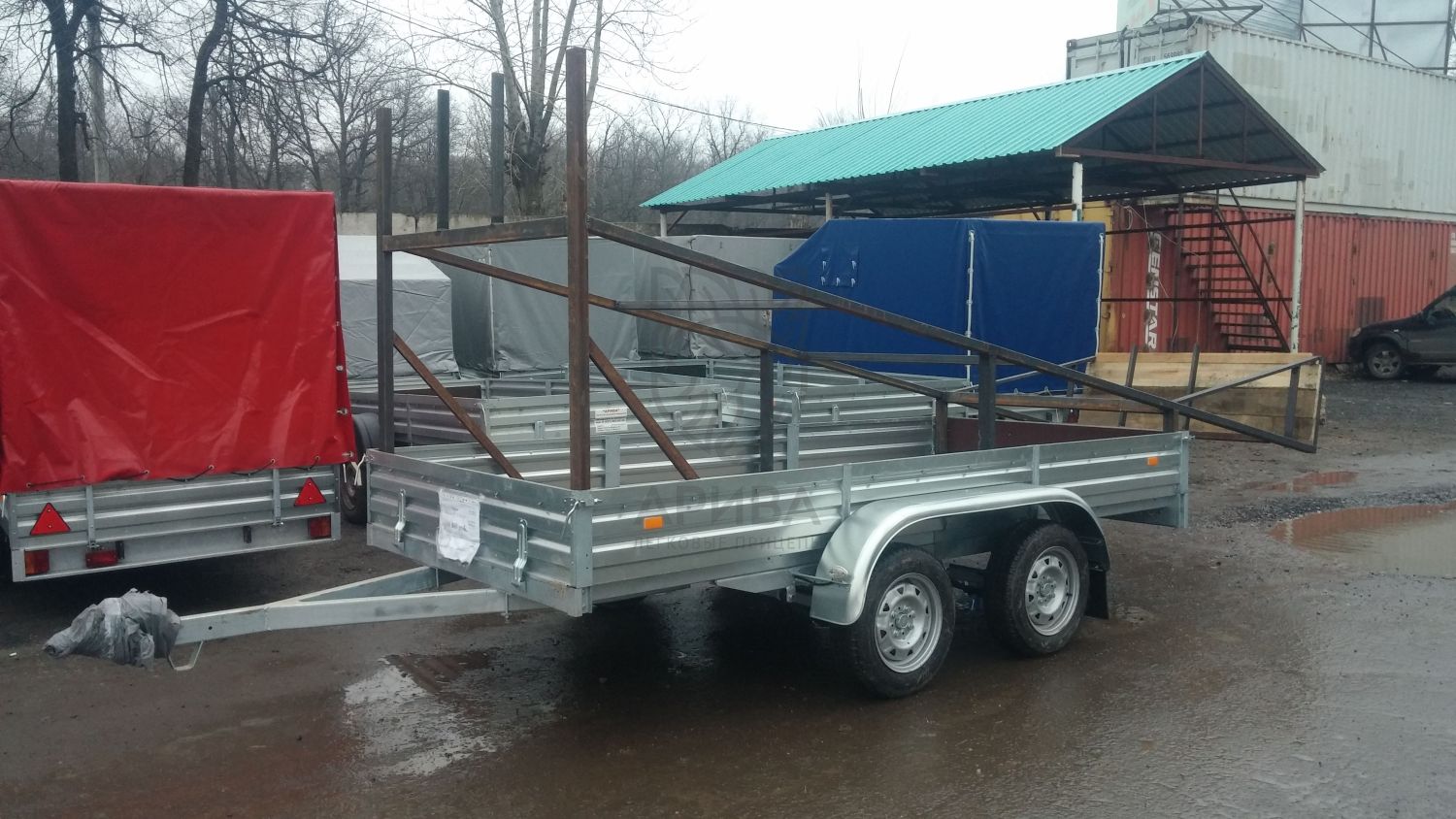 "Катюша" для перевозки 6 метровых досок