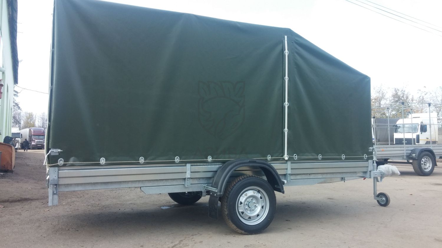 Изготовление качественных тентов и каркасов на легковые прицепы