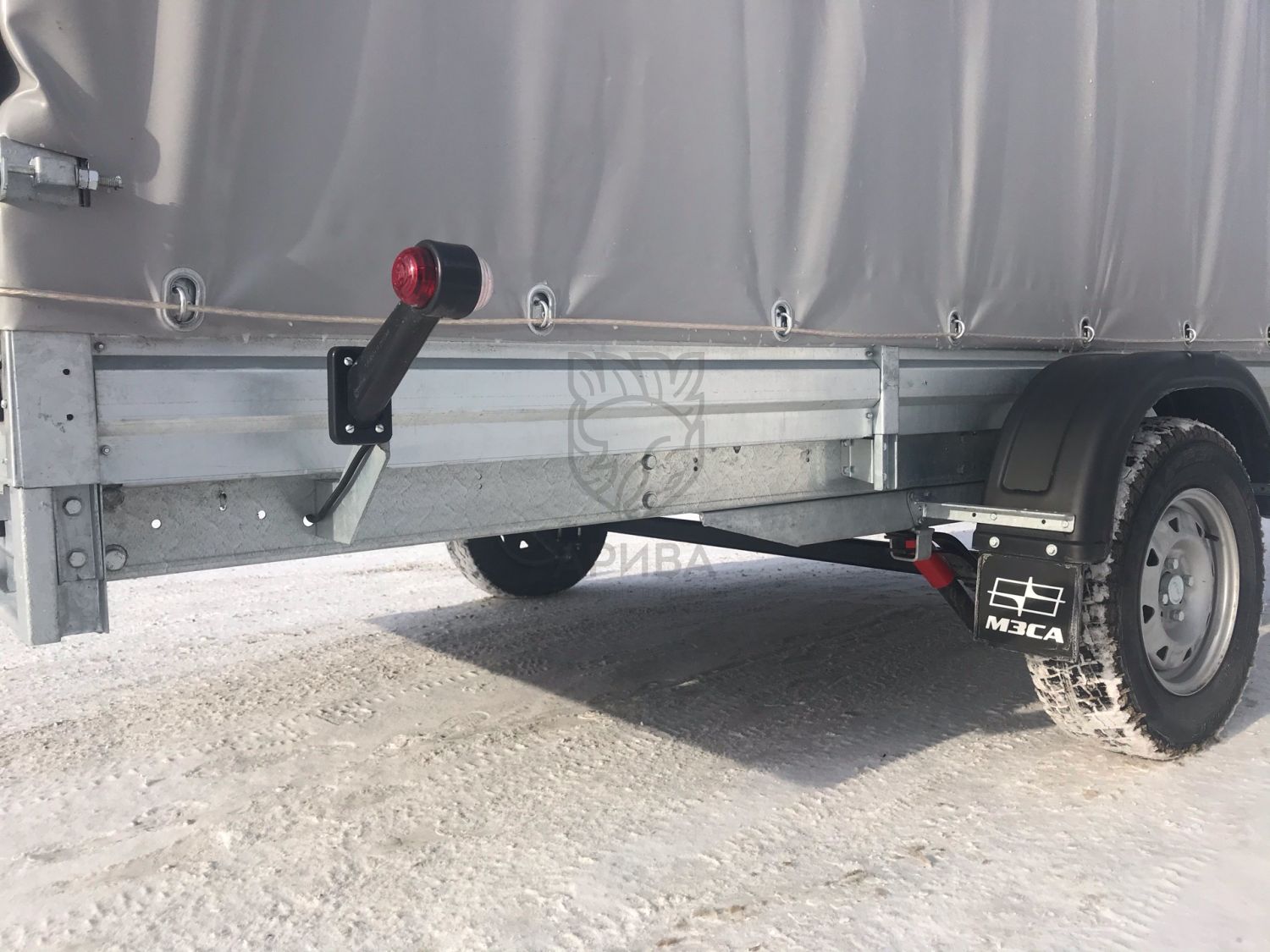 Прицеп МЗСА 817719.012 с ЕВРО тентом и верхней погрузкой