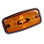 Фонарь габаритный прицепа ГФ1.О LED оранжевый, с колодкой AMP 282189-1 (квадрат)