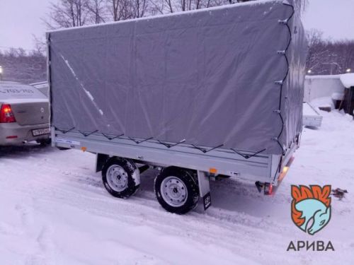 Двухосный прицеп с тентом 150 см МЗСА 817738.001
