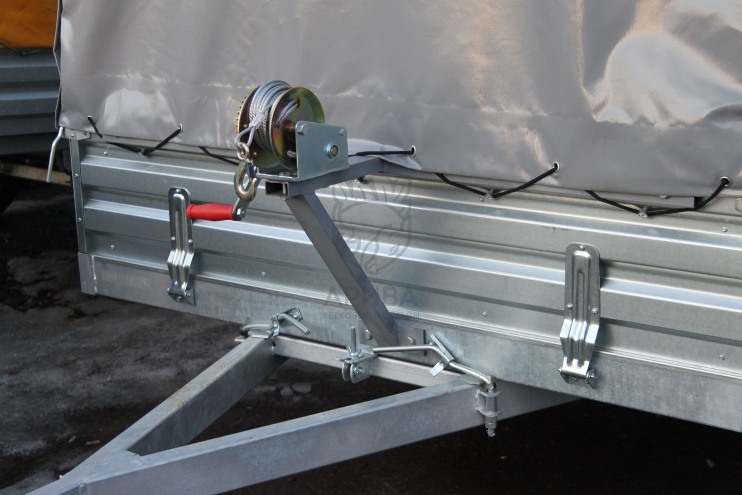 Установка лебёдки для любого прицепа