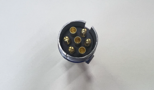 Вилка 7pin силумин, KTC005F