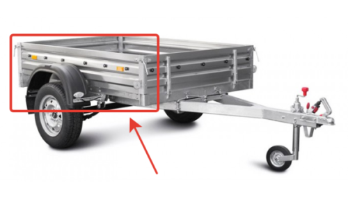 Борт на прицеп боковой МЗСА 817710.012