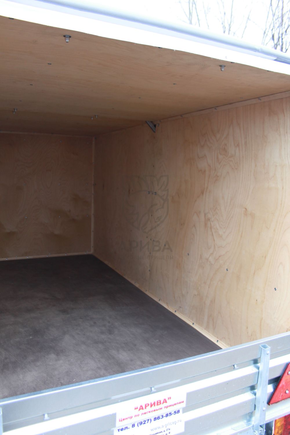 Обшитие прицепа фанерой