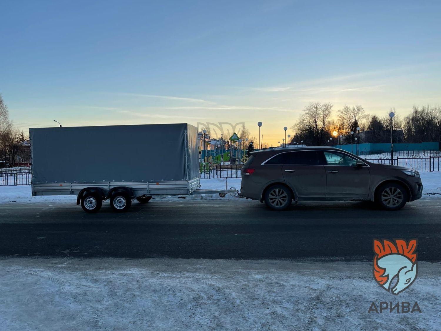 Прицеп МЗСА 817735.012 с тентом 1800мм