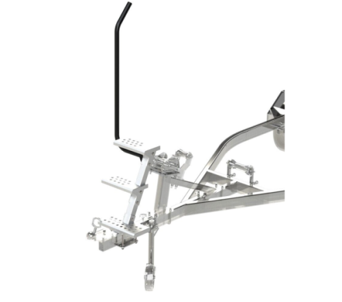 Лестница на дышло лодочного прицепа ПРАКТИК ПРО 4 ступени (8)