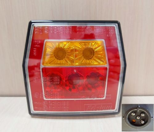 Фонарь задний на прицеп FT-122 LED МЗСА байонет BAJONET