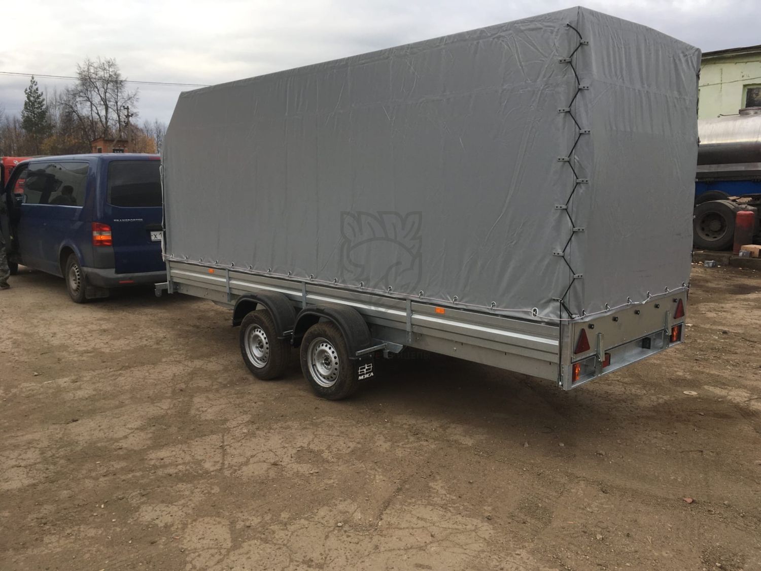 Прицеп МЗСА 817735.012 с трапом МЗСА