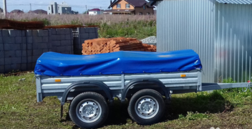 Двухосный прицеп с тентом 50 см МЗСА 817730.022