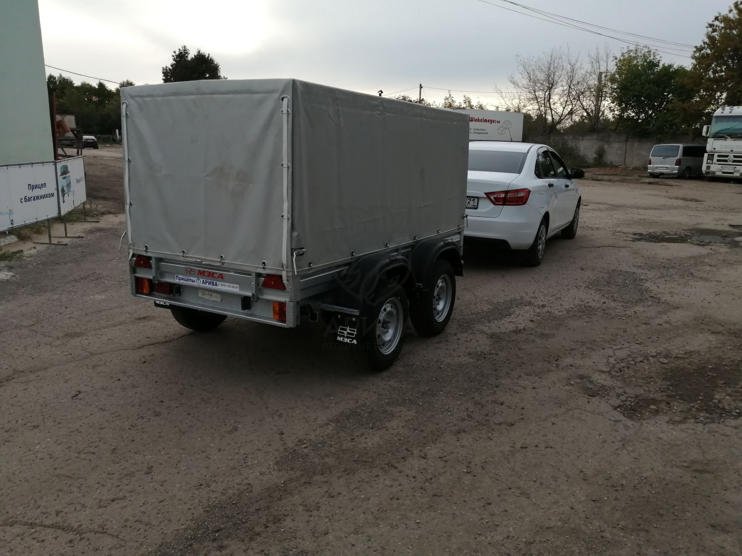 МЗСА 817730.012 ЕВРО тентом серый