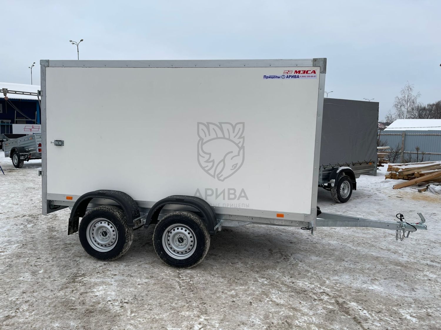 Промтоварный прицеп-фургон МЗСА 817783.001. Категория "В" 