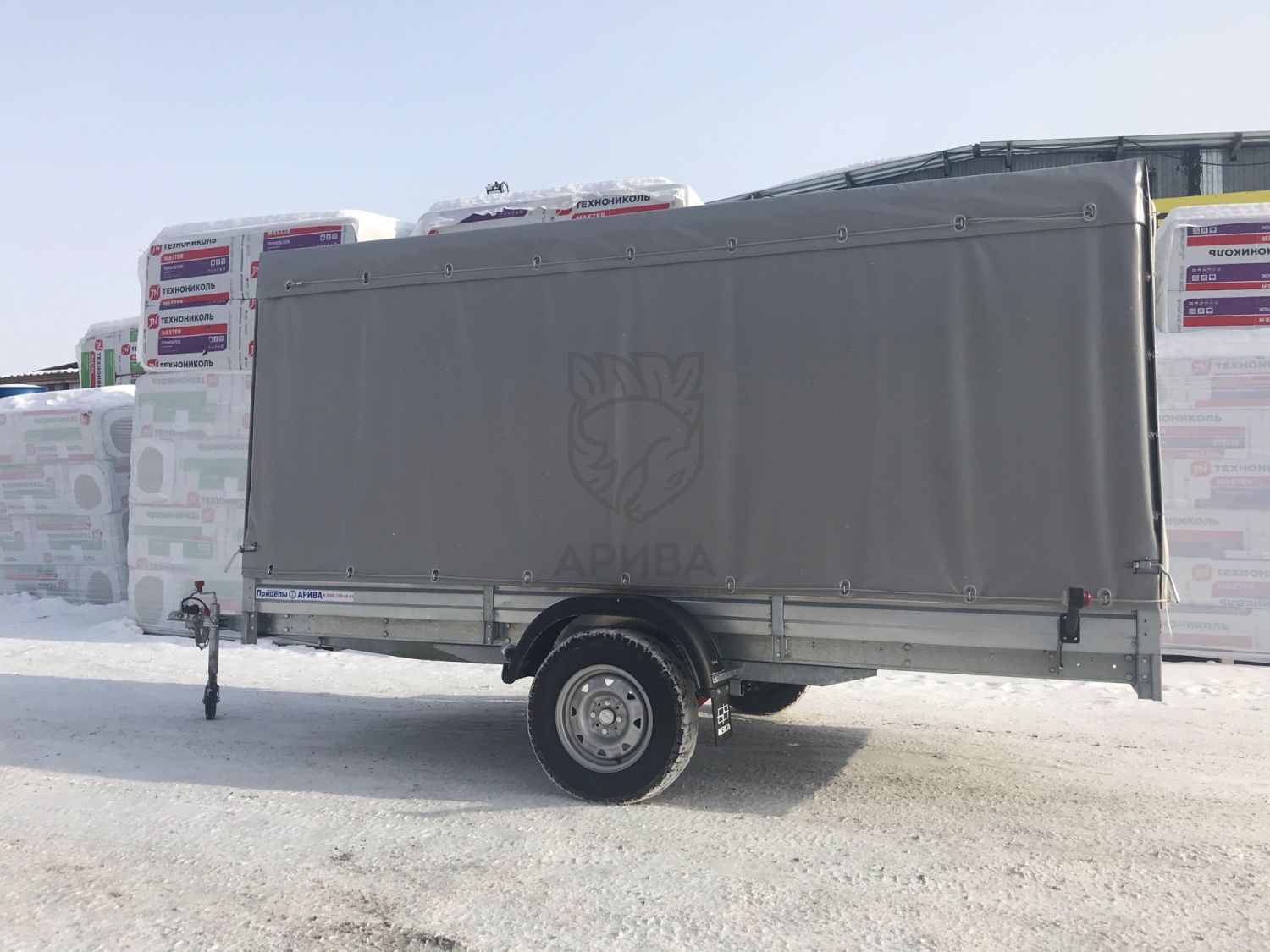 Прицеп МЗСА 817719.012 с ЕВРО тентом и верхней погрузкой