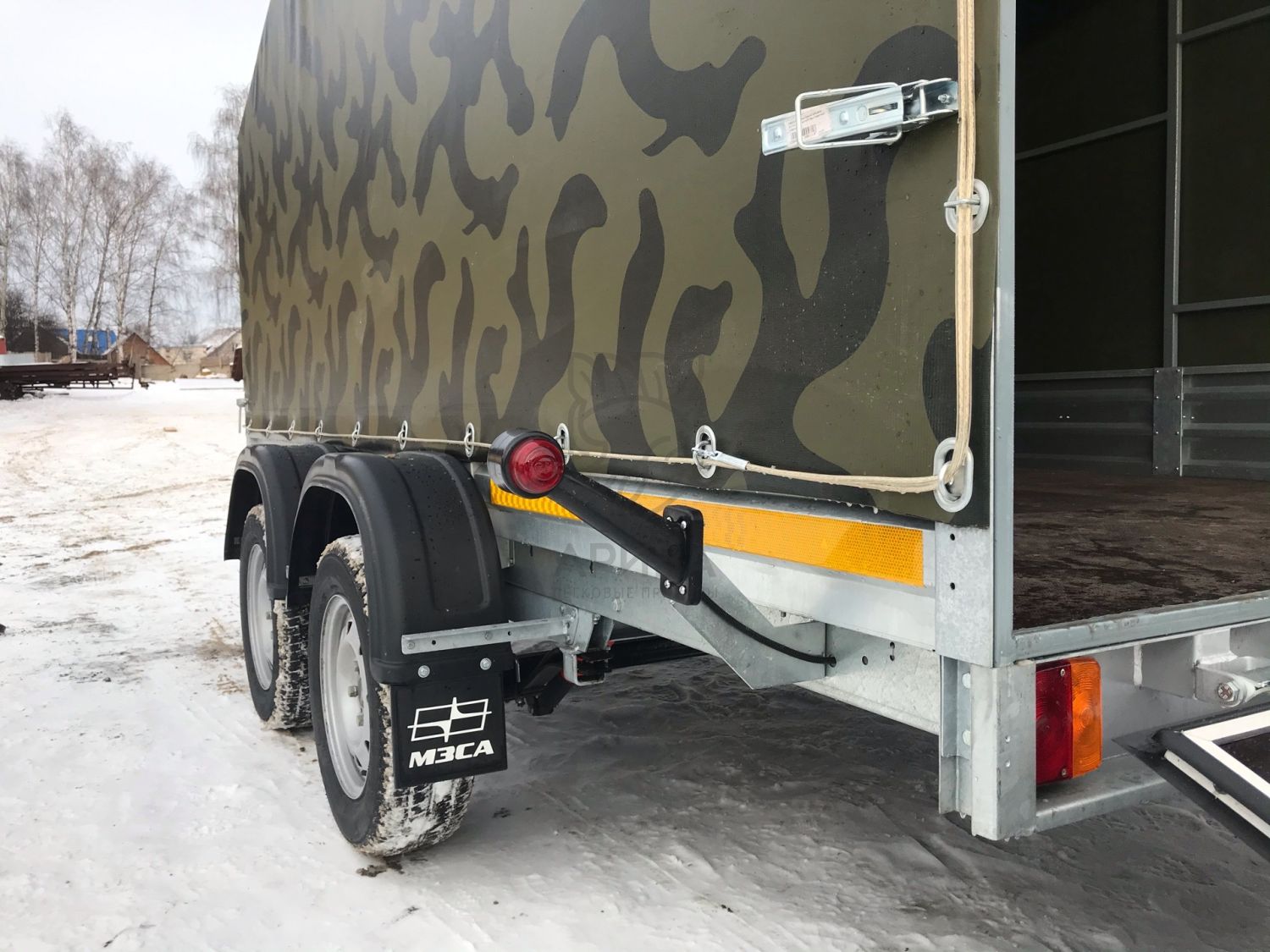 Прицеп для двух снегоходов МЗСА 817736.012
