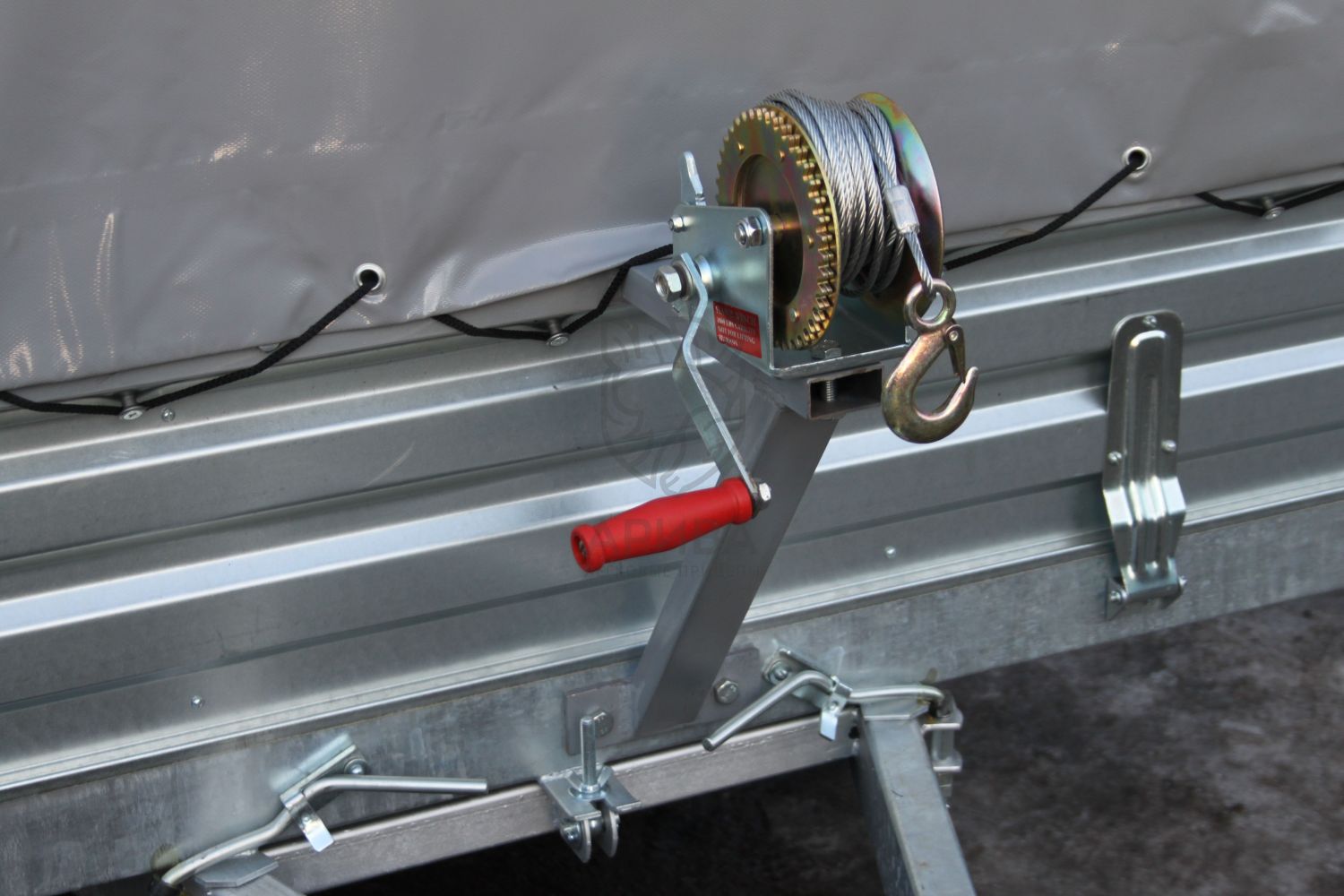 Установка лебёдки для любого прицепа