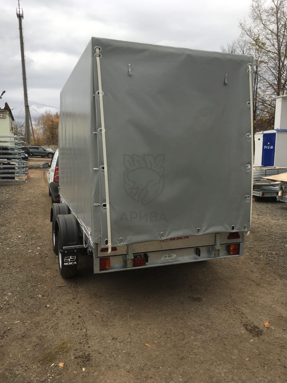 Прицеп МЗСА 817731.012 с трапом МЗСА