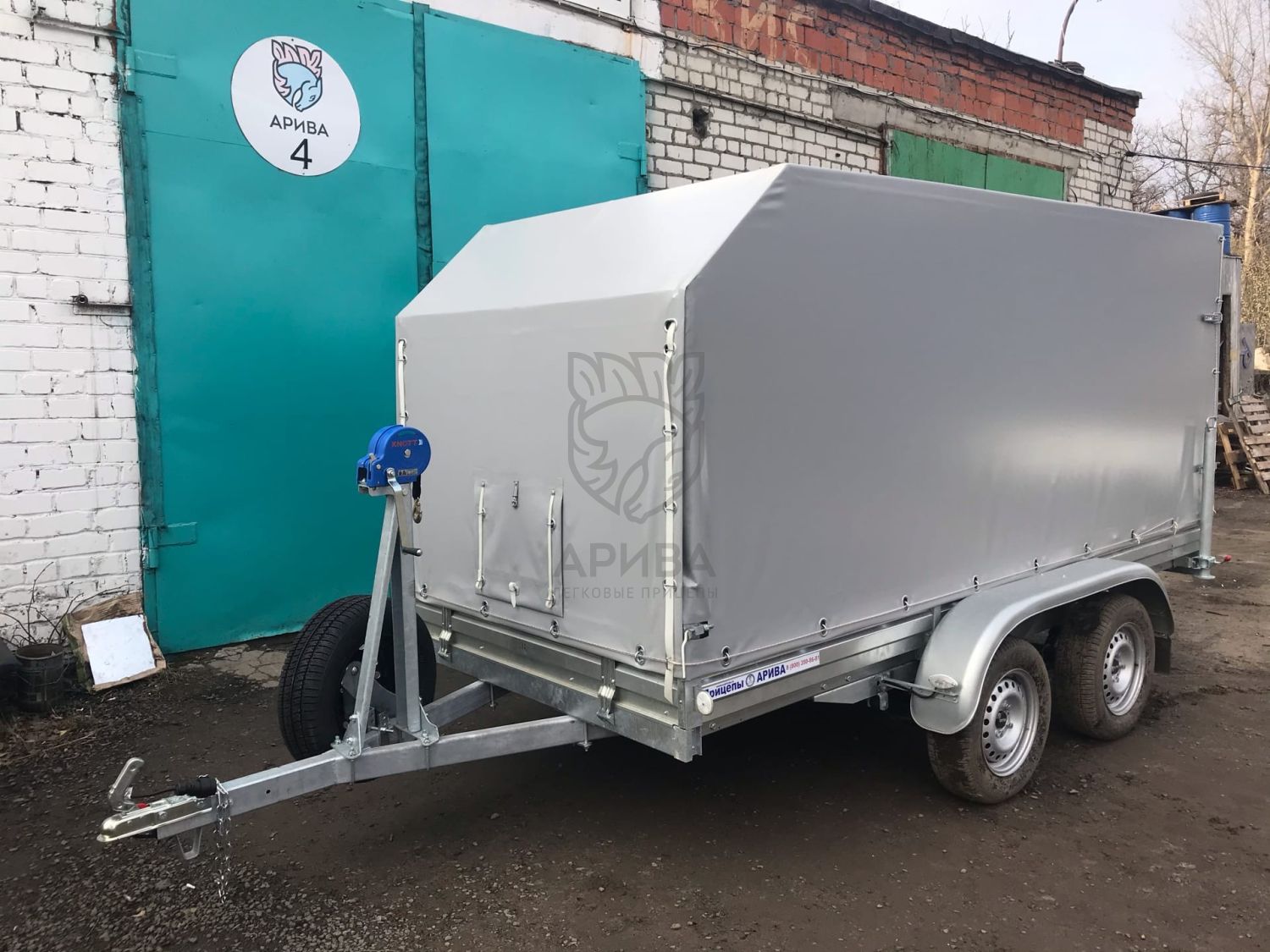 Прицеп двухосный для легкового автомобиля