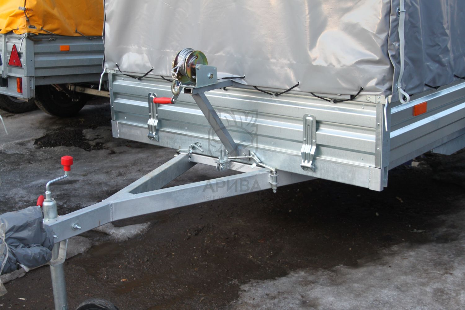 Установка лебёдки для любого прицепа