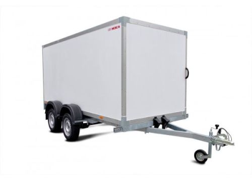 Прицеп фургон МЗСА 817784.003, Двухосный 3,5м с трапом для заезда техники