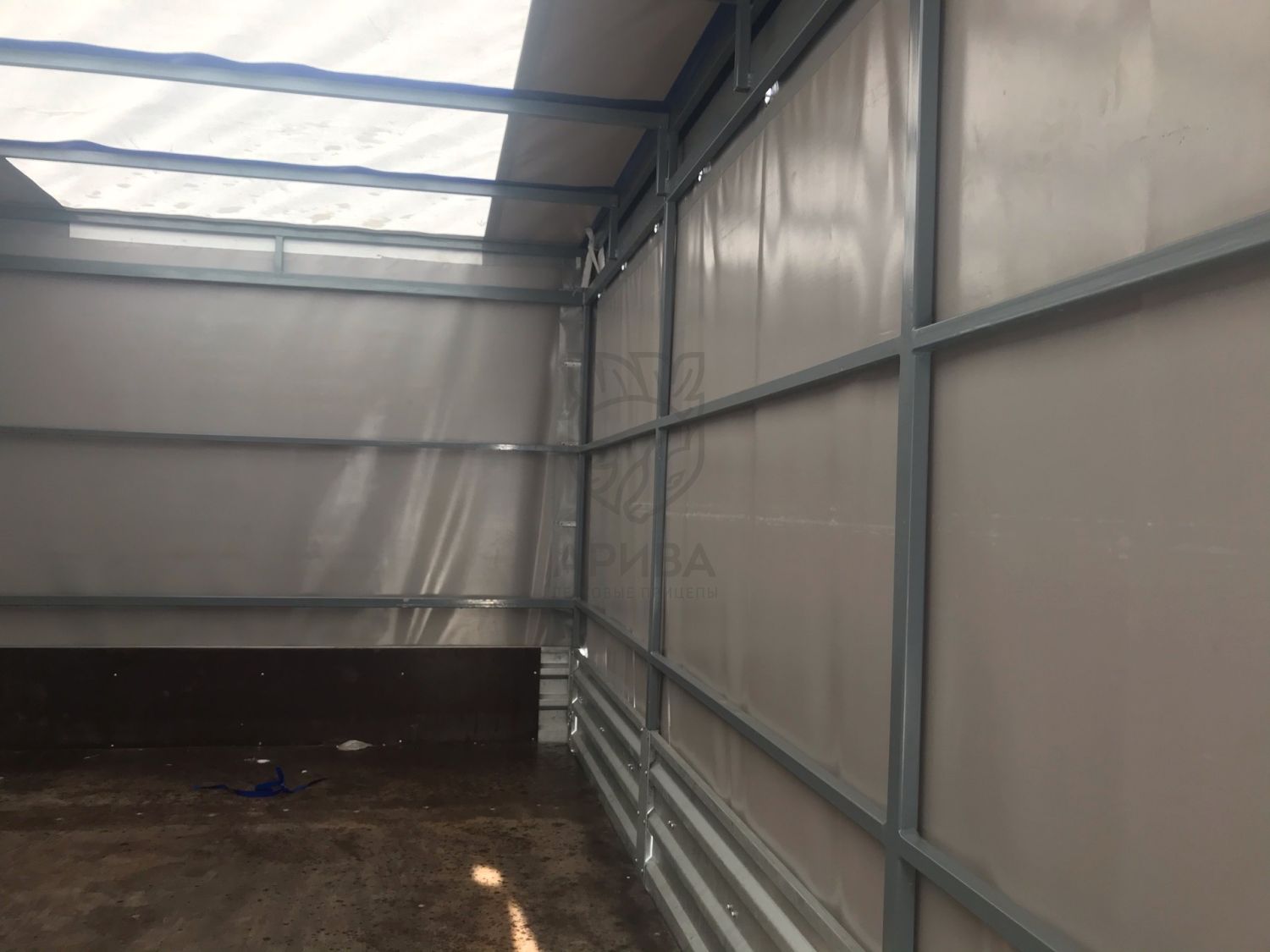 Прицеп МЗСА 817719.012 с ЕВРО тентом и верхней погрузкой